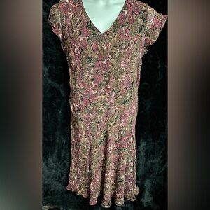 Style & Co. Women's Midi Dress - Pink and Black